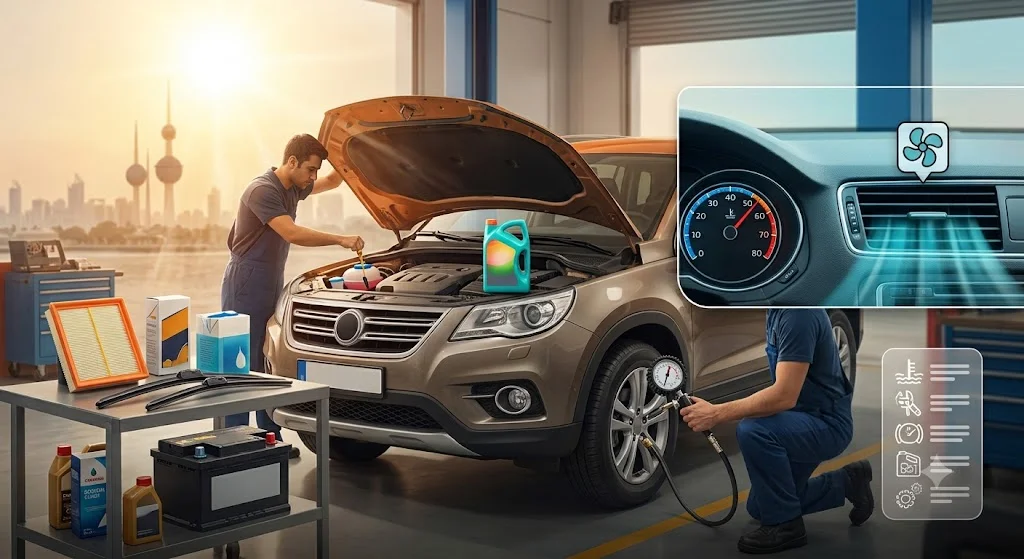 Summer Car Maintenance Guide in Kuwait: Check These 8 Things Before You Head Out
