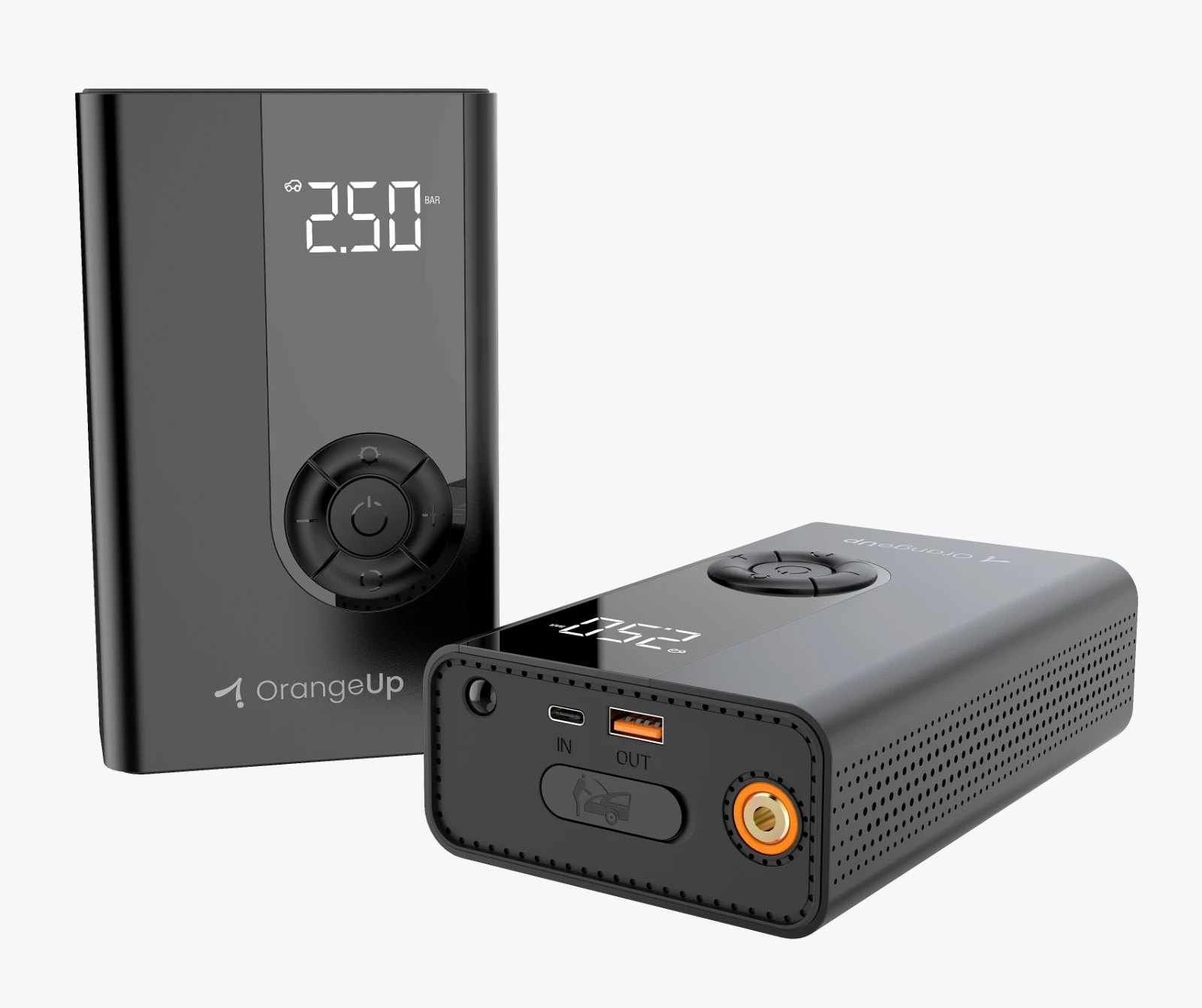 جهاز بدء التشغيل ومضخة الهواء HZ009C – أداة الطوارئ المتكاملة للسيارة - Image 3