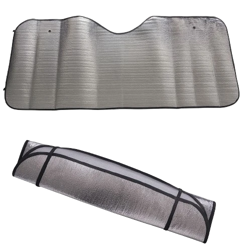 ستارة نافذة أمامية باللون الفضي BYSON (140×70 سم)