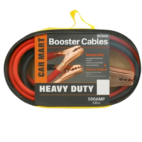 B.CAB 500AMP Heavy Duty Jumper Cable - Oval Package