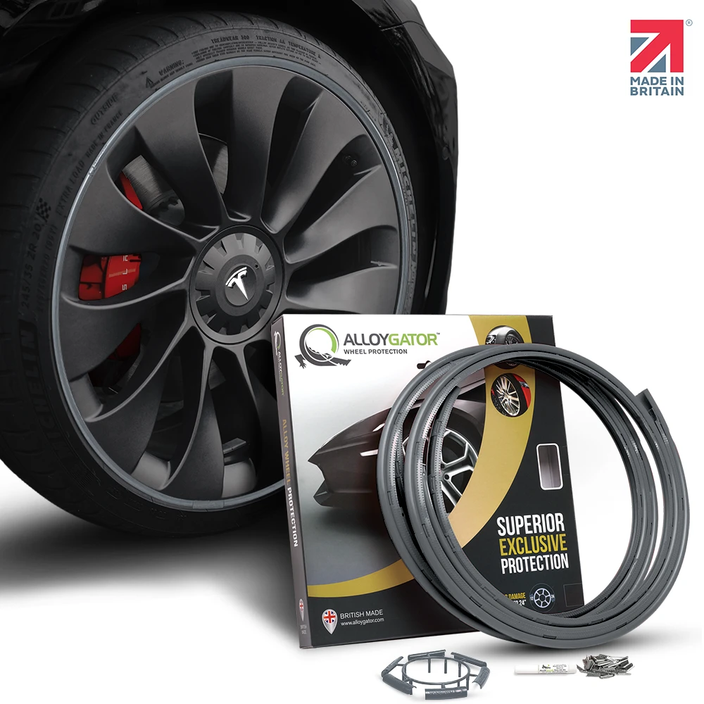 حامي جنوط سيارتك الأمثل (فضي مدخن) - AlloyGator