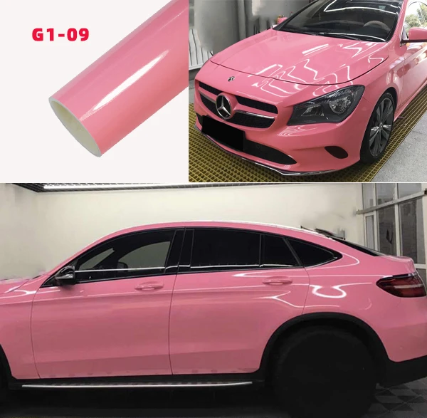 تغليف السيارات فينيل وردي فاتح Princess Pink