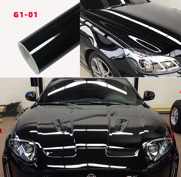 تغليف السيارات فينيل أسود Black