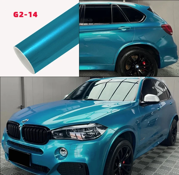 تغليف السيارات فينيل الأزرق الساحلي