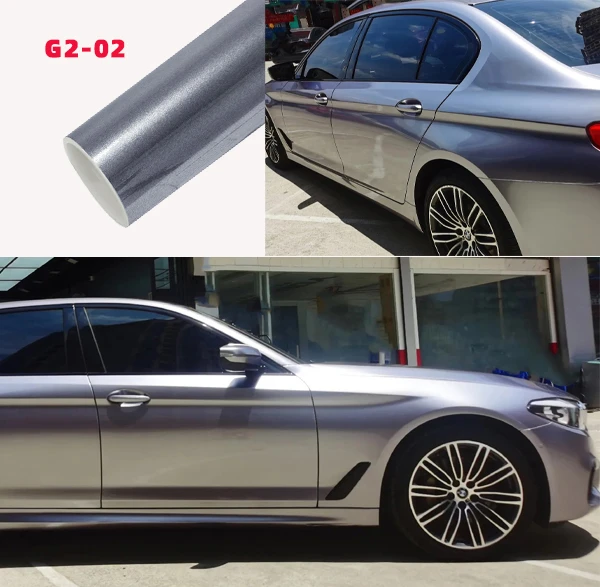 تغليف السيارات فينيل رمادي فضائي