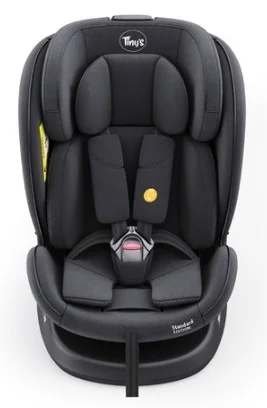 مقعد سيارة للأطفال Tiny's ستاندرد اديشن – أسود ورمادي - Image 3