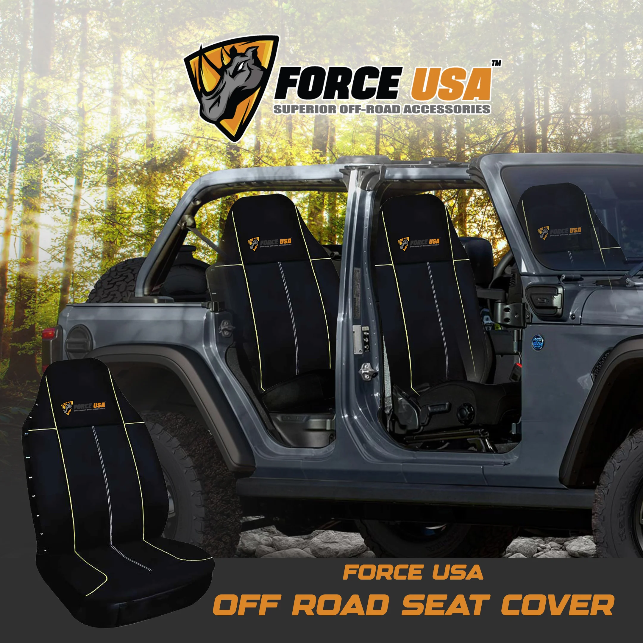 Force USA Off-Road Seat Cover - Image 5