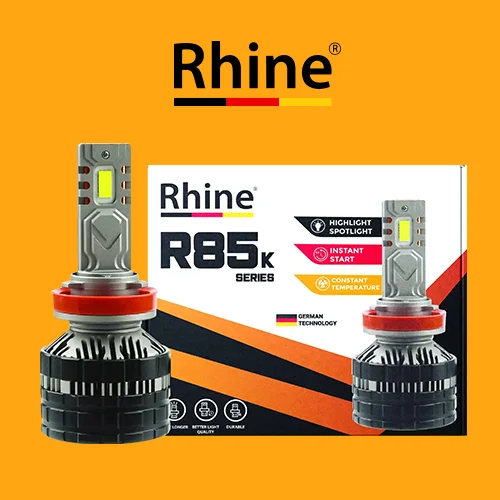 طقم مصابيح أمامية ليد RHINE R85K H1