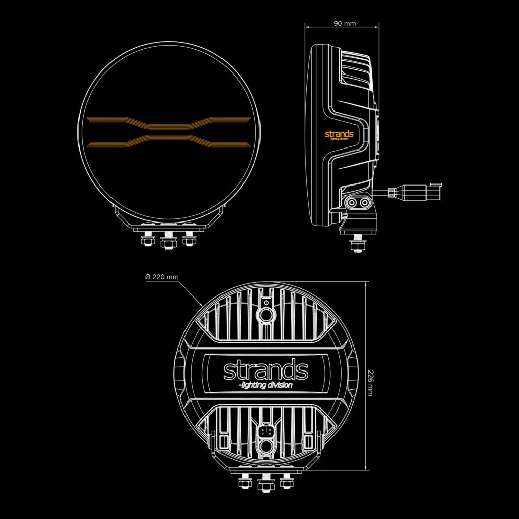 كشاف STRANDS FOR9T DRAGON DRIVE 9 إنش - Image 12