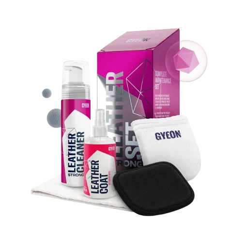 كيو تو إم ليذر ست سترونغ – مجموعة تنظيف وحماية الجلد | جيون