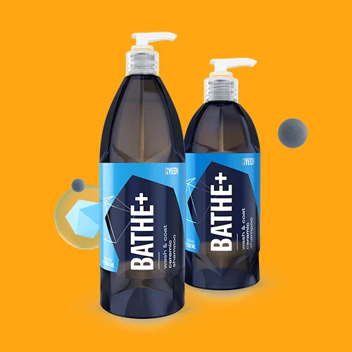Q²M Bathe+ 1000ml – Hydrophobic SiO₂ Car Shampoo | GYEON