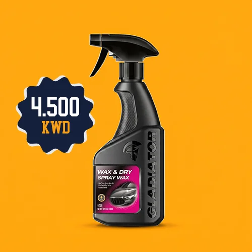 Gladiator Spray Wax & Dry 500ML
